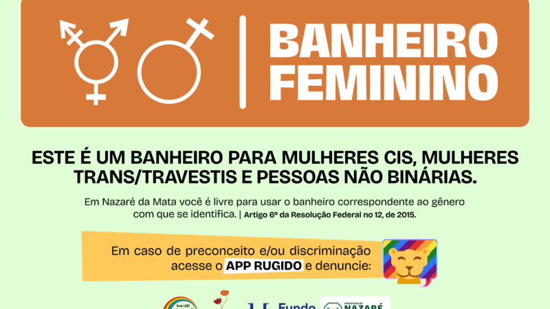 Utacaram da Diversidade e Rede LGBT do Interior de PE promovem ação por respeito às identidades de gênero no Carnaval de Nazaré da Mata